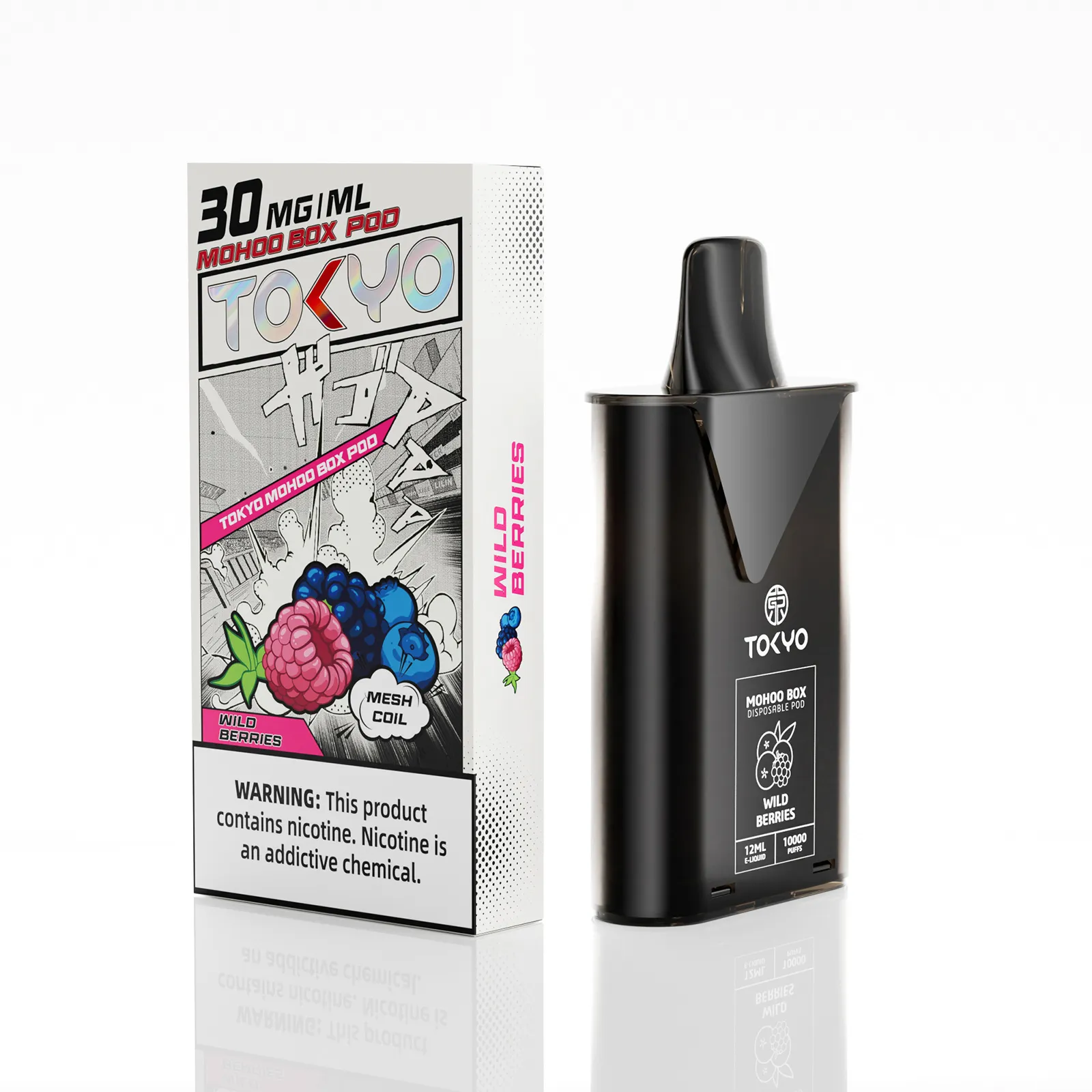 東京魔盒電子煙煙彈 莓果味 - 鮮艷多汁的森林果實香氣:圖片 2