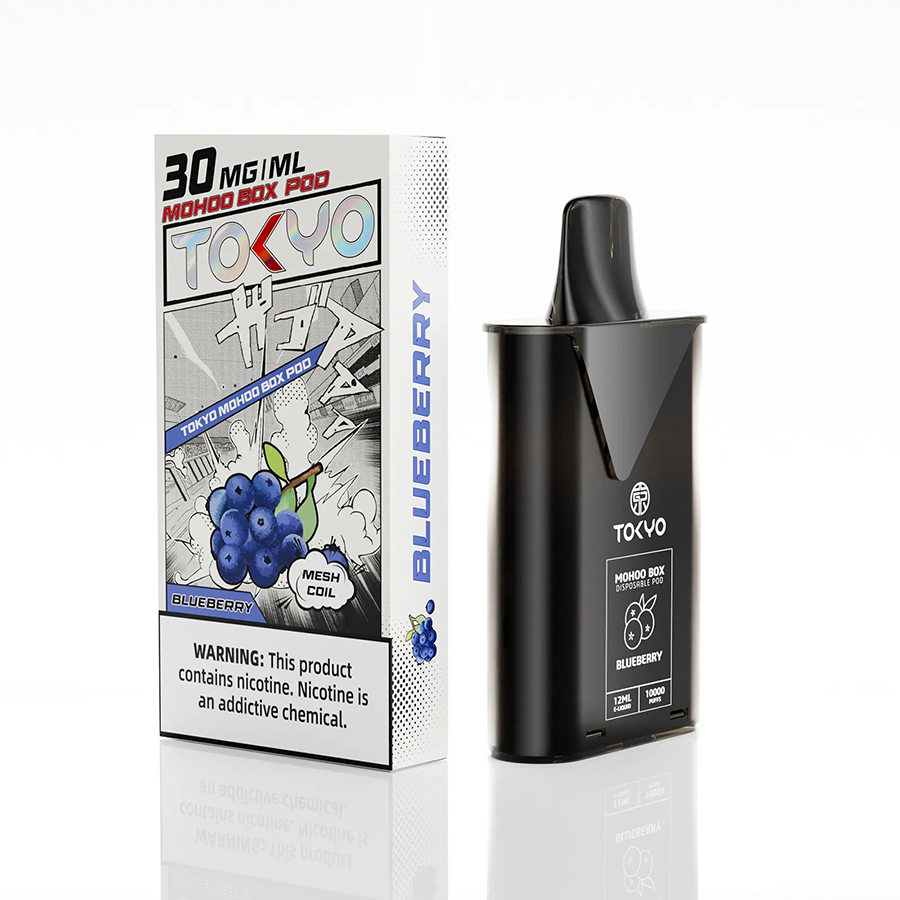Tokyo Mohoo Pod 東京魔盒電子煙煙彈 藍莓味 - 酸甜交織的深邃果香體驗:圖片 2