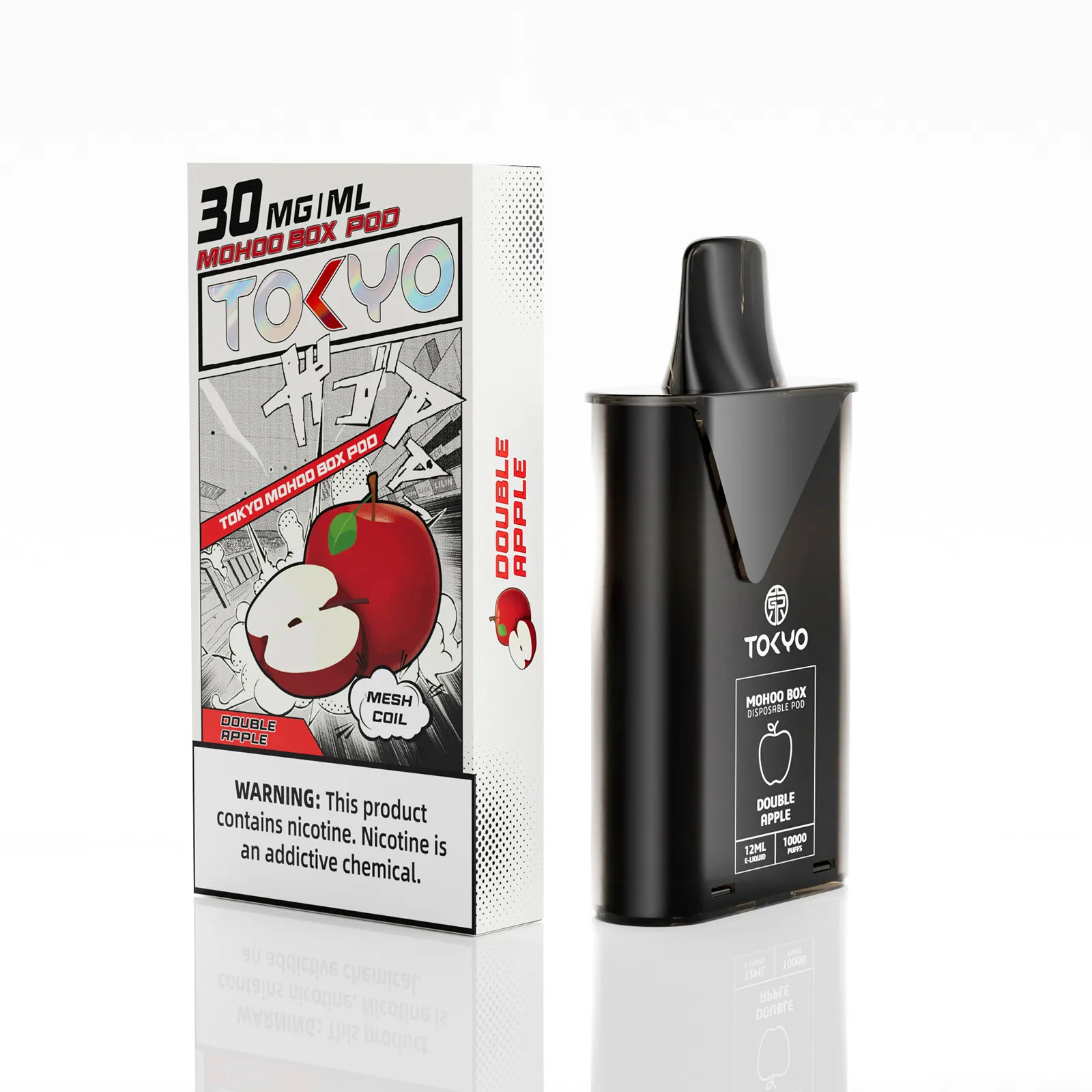 蘋果口味 東京魔盒電子煙彈:清新香甜的抽吸體驗 - 電子煙專賣:圖片 2