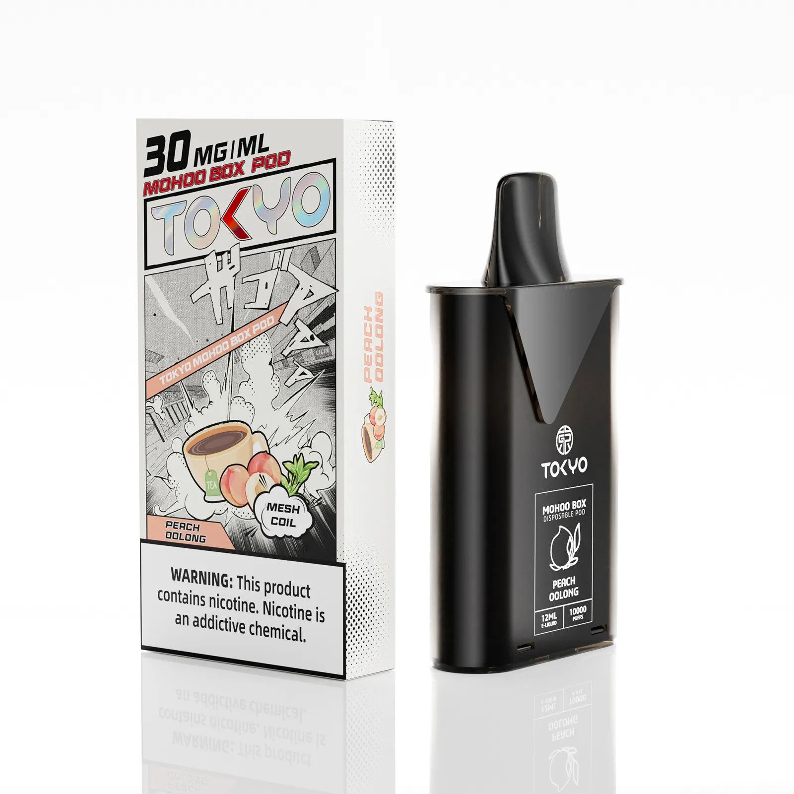 蜜桃烏龍味 魔盒煙彈 - 融合茶香與果韻的獨特風味:圖片 2